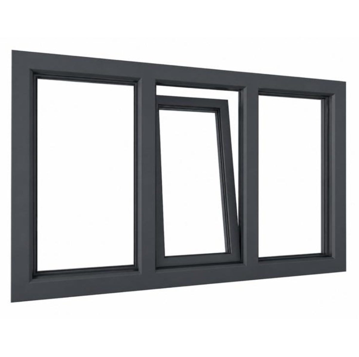Aluminium-1-Draaikiep-2-Vastglas