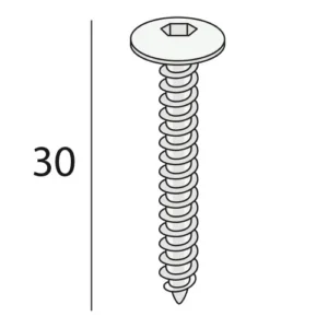 Keralit schroeven | 200 stuks