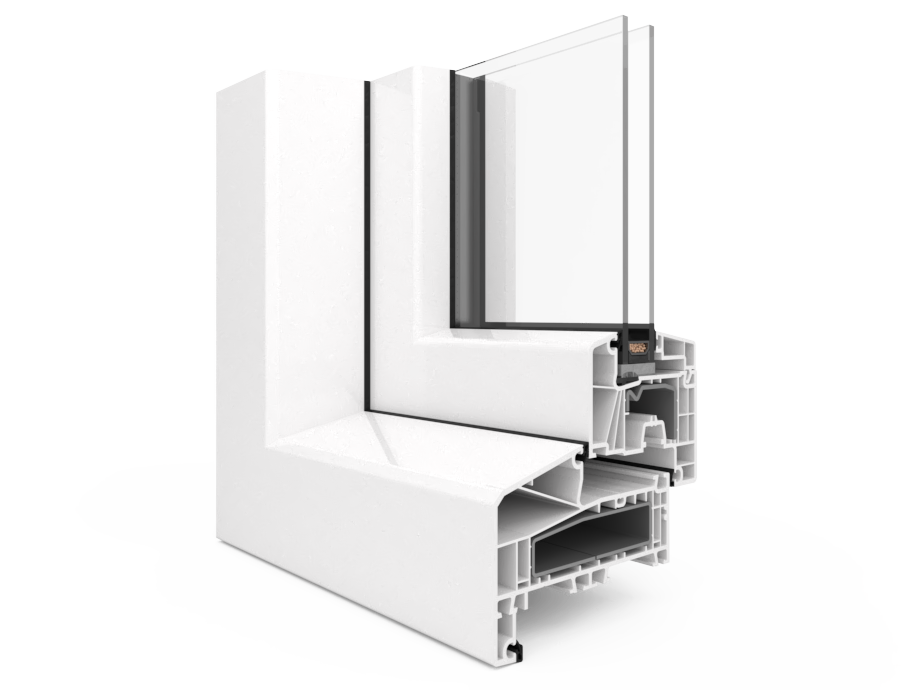 Aluplast IDEAL 7000 Verdiept